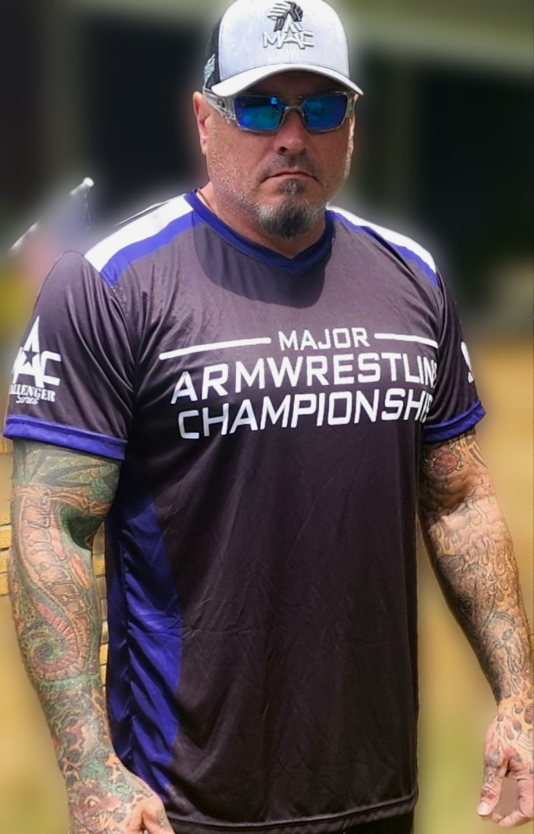 MAC Challenger Series Jersey - Black/Purple - Major Armwrestling Championships
