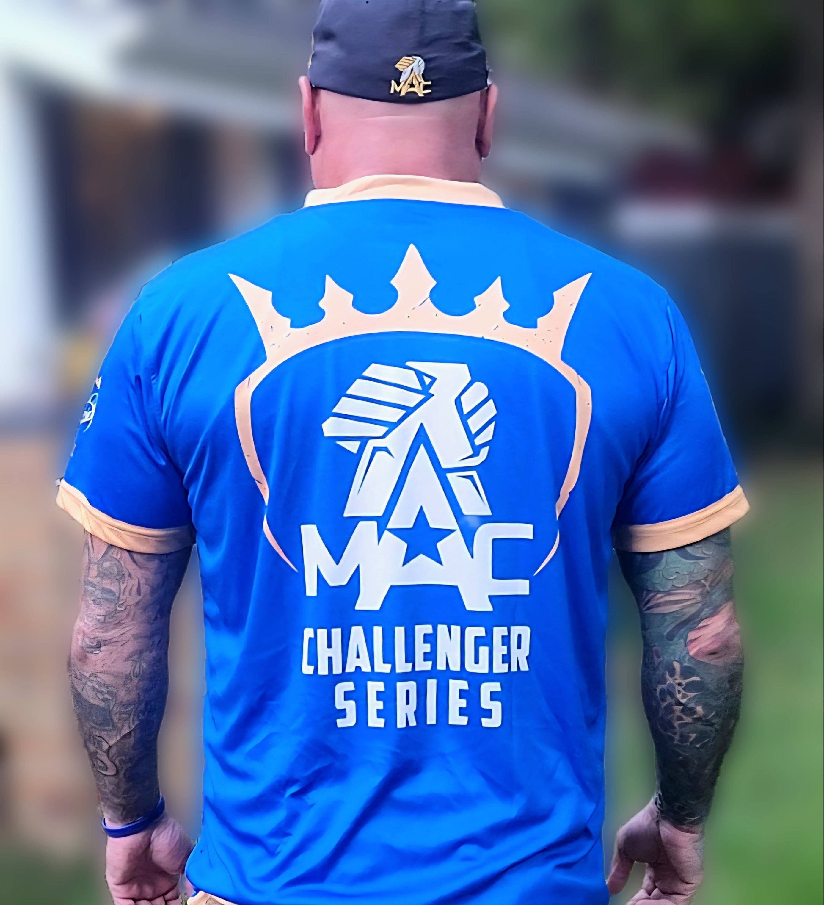 MAC Limited Edition London, On. Competition Jersey - Blue/Gold - Major Armwrestling Championships