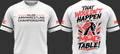 "That wouldn't happen on a MAC Table" Polyester Sport Tee Shirt.